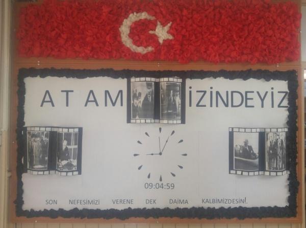 10 Kasım Atatürk´ü anma günü ve Atatürk haftası programımız